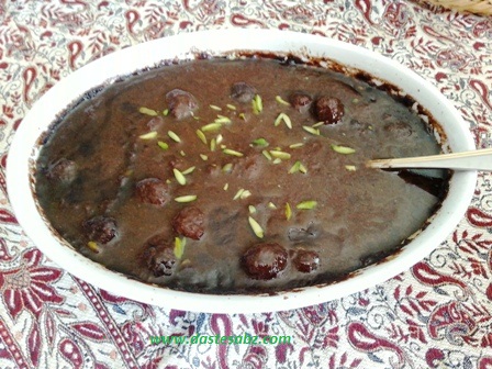 خورش فسنجون مجلسی با قلقلی