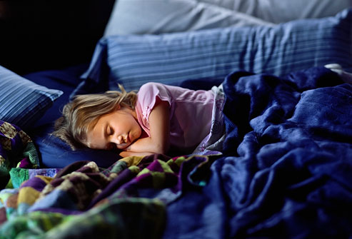 خواب رفتن را برای کودک آسان تر کنید .