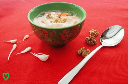 سالاد هویج و ماست چکیده